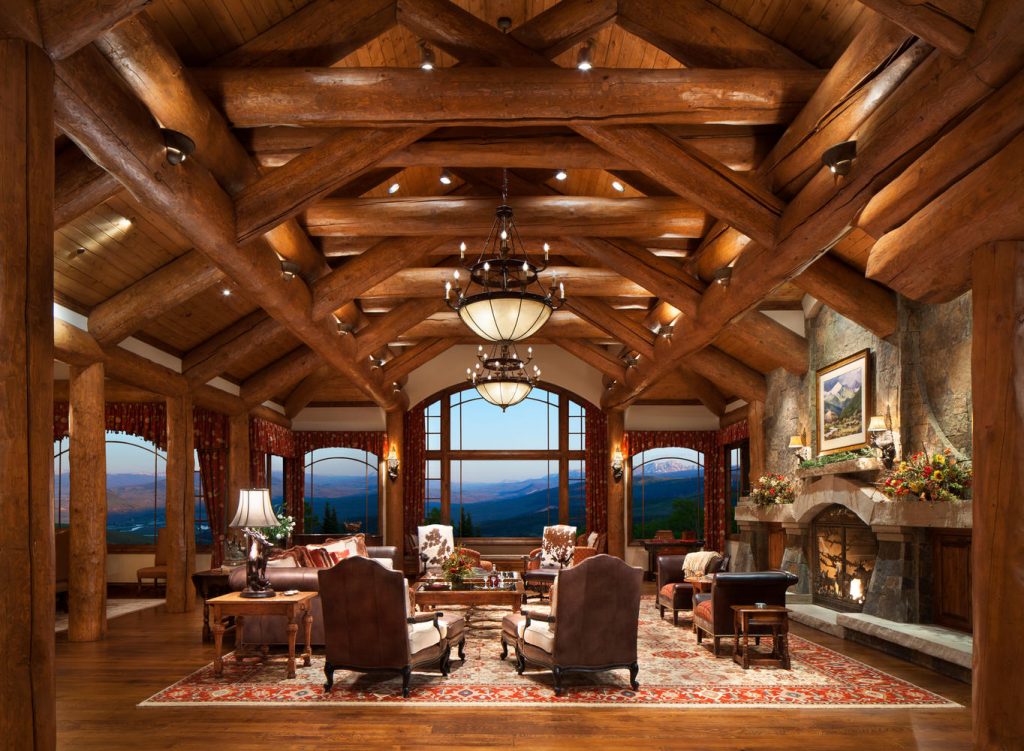 Aspen Grove Ranch Fireplace